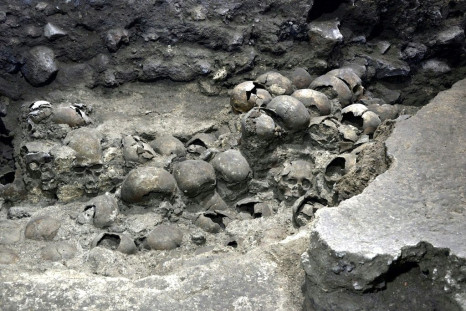 In total more than 600 skulls have been discovered at the site
