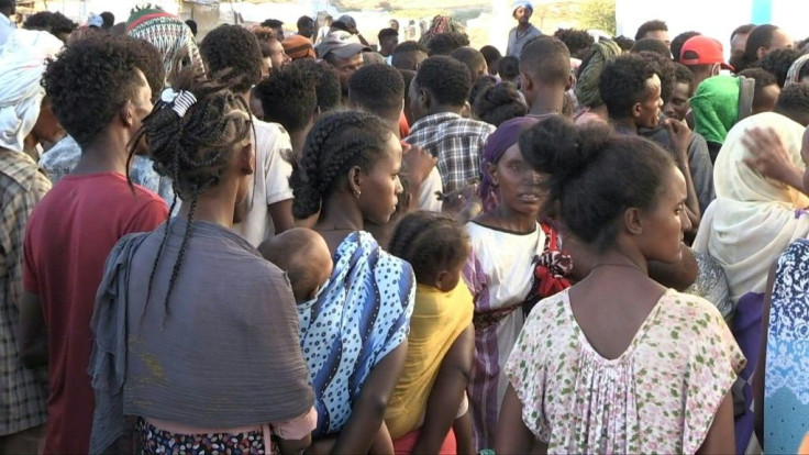 With many Ethiopian refugees fleeing conflict in the Tigray region, Sudan's Um Raquba reception camp is becoming overcrowded, which left some scrambling to find an adequate shelter and enough food to keep them from going hungry. More than 45,000 people ha