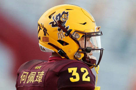 Arizona State running back Jackson He, the only Chinese-born player in major college American football, scored for the Sun Devils in a victory Friday over rival Arizona
