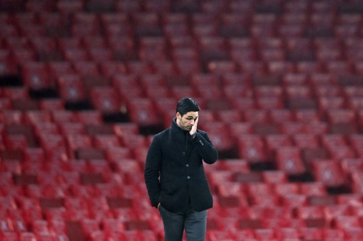 The pressure mounted on Arsenal manager Mikel Arteta after a 1-0 home defeat to Burnley