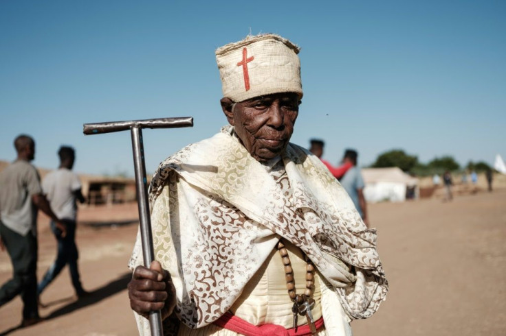 Ummuhay Latabran Qahsay, an 85-year-old Ethiopian who fled the Tigray conflict