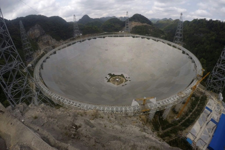 The Five-hundred-meter Aperture Spherical radio Telescope (FAST) in southwestern China's Guizhou province is the only significant instrument of its kind