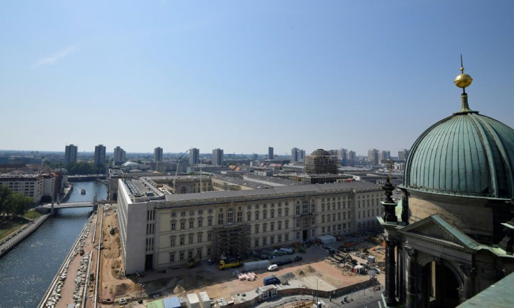 The Humboldt Forum building dominates the 'Museum Island' in central Berlin