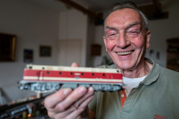 Model train enthusiast Gerhard Berndt has stuck with the hobby all through his adult life
