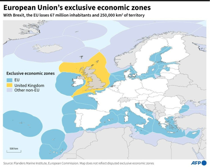 European Union's exclusive economic zones