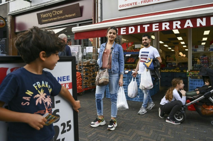 They do most of their shopping at Lidl and once a month take the bus to the nearby town of Arnhem to stock up on Arabic bread and spices