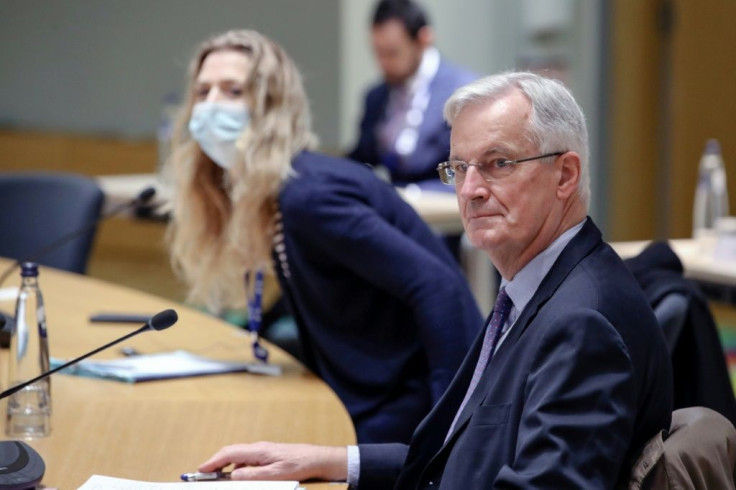 European Union's negotiator Michel Barnier still sees "stumbling blocks" to a deal