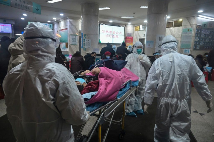 The Red Cross hospital in Wuhan in January