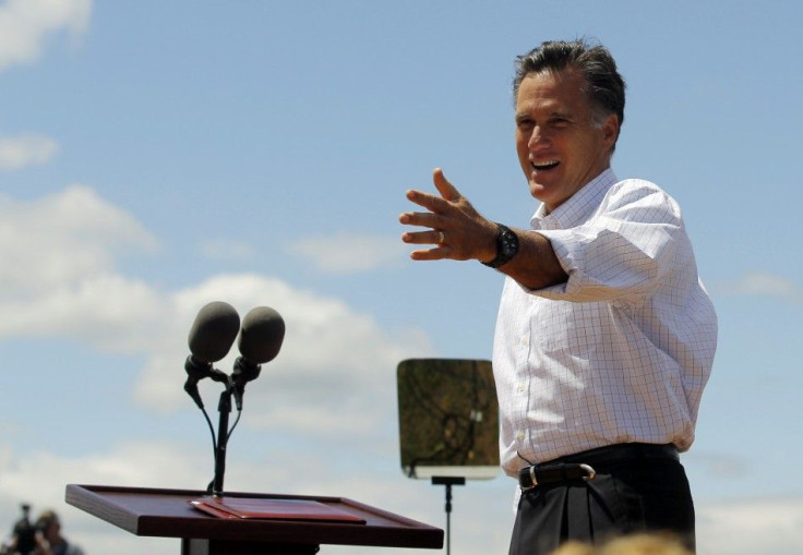 Former Massachusetts Governor Mitt Romney announces that he is formally entering the race for the 2012 Republican U.S. presidential nomination in Stratham