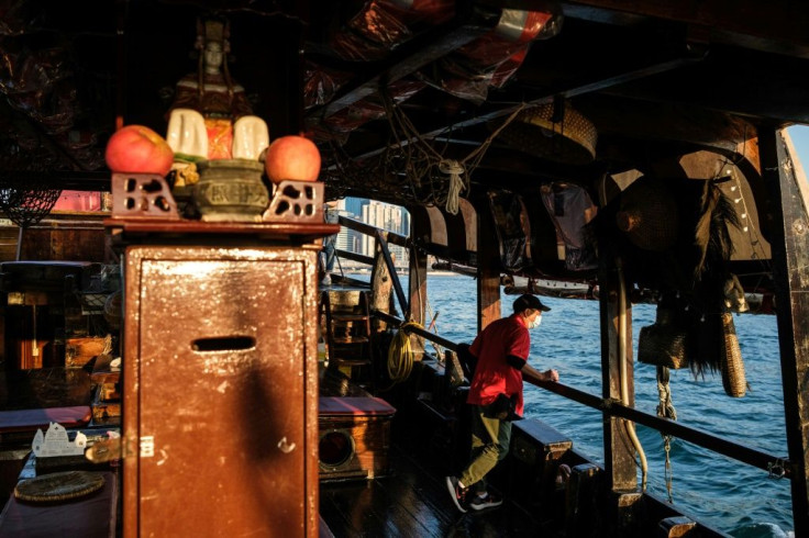 Before it became an attraction, the Dukling was the home of a Hong Kong fisherman