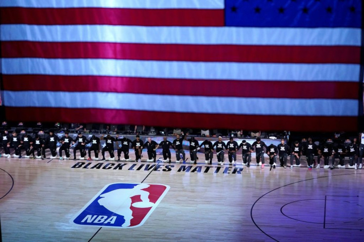 NBA teams and the league threw their weight behind the Black Lives Matter movement