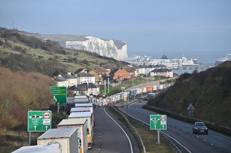The urgency of reaching a deal is being driven home by scenes of long lines of trucks at the entrance to the freight rail link that goes through the Channel tunnel