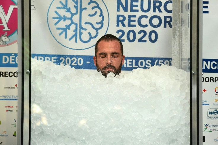 Romain Vandendorp's training included sitting in a giant freezer