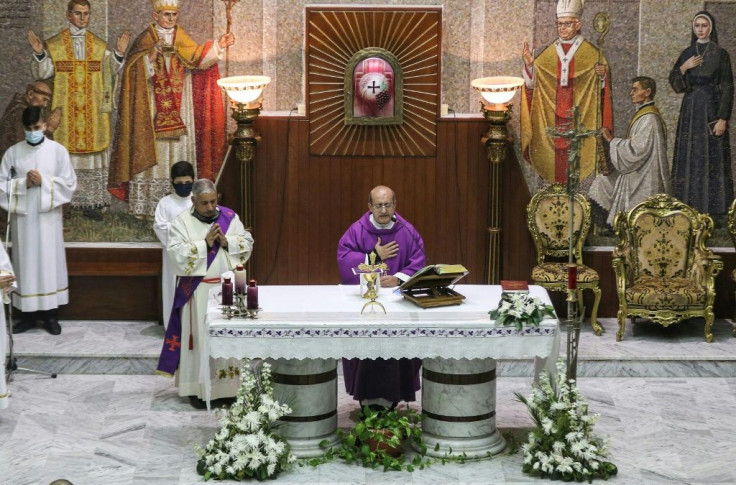 Father Khalil Jaar, parish priest of the Roman Catholic Church of St Mary Mother of the Church in Marka east of Amman, says when he seeks help from aid groups he is told "the war in Iraq has ended and that the refugees should be going back home"