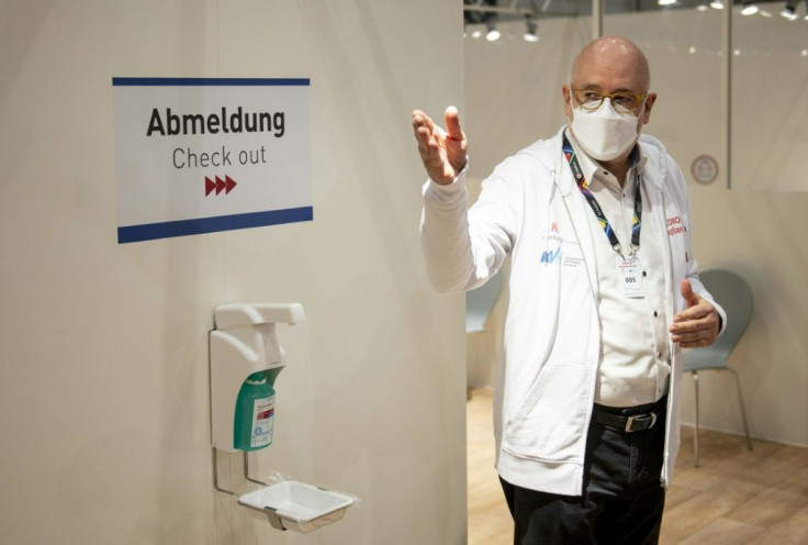 Dirk Heinrich is one of 1,400 doctors who have volunteered to vaccinate Hamburg citizens
