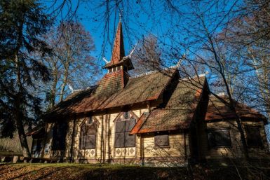 People in the German town of Stiege plan to save a stave wooden church by moving it from the forest into town
