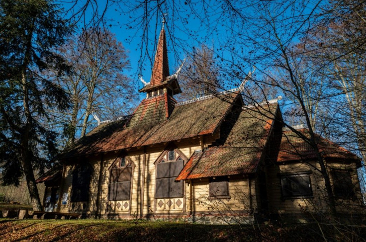 People in the German town of Stiege plan to save a stave wooden church by moving it from the forest into town