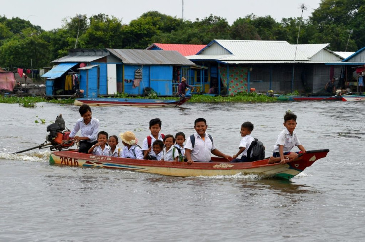 Floating villages on Cambodia's Tonle Sap have adapted to the ebb and flow of the lake for generations but falling water levels and disappearing fish are now threatening a traditional way of life
