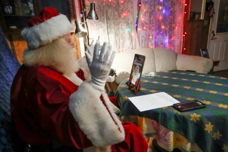 Many Santas have taken their winter gigs online, opting to swap in-person visits for virtual ones