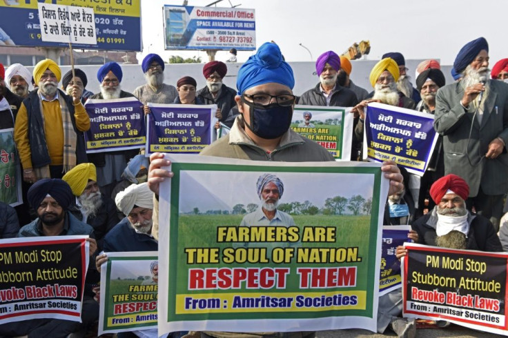 Protesters fear that with the minimum price taken away, farmers will be squeezed dry by large corporations