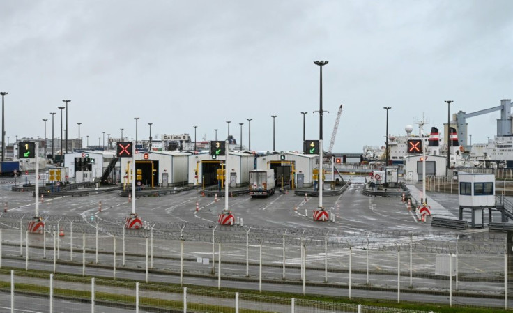 Activity was nearly at a standstill at the Eurotunnel Calais Terminal as transport firms worried their drivers would be stuck in Britain.