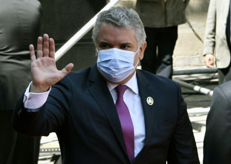 Colombia President Ivan Duque says he will prioritize Colombians when a mass immunization prgram against the covid-19 virus begins