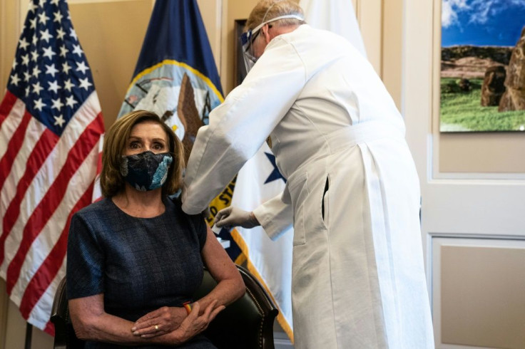 House Speaker Nancy Pelosi said more federal aid will be needed to crush the virus and buy more vaccines