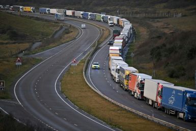 With several countries including France closing their borders with Britain owing to the new strain of virus, huge queues of lorries are building outside the country's ports
