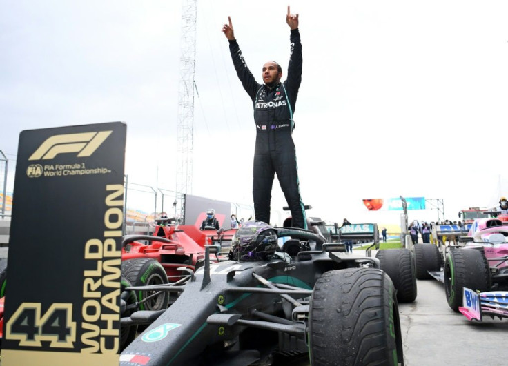 A dominant Lewis Hamilton stormed to a record-equalling seventh F1 world title