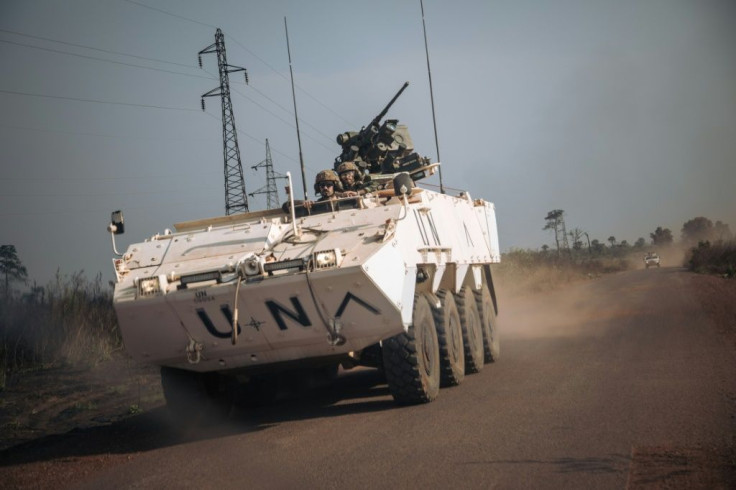 Portuguese peacekeeping troops headed out on Tuesday towards Boali, a town on the key RN1 highway where rebels had clashed with security forces