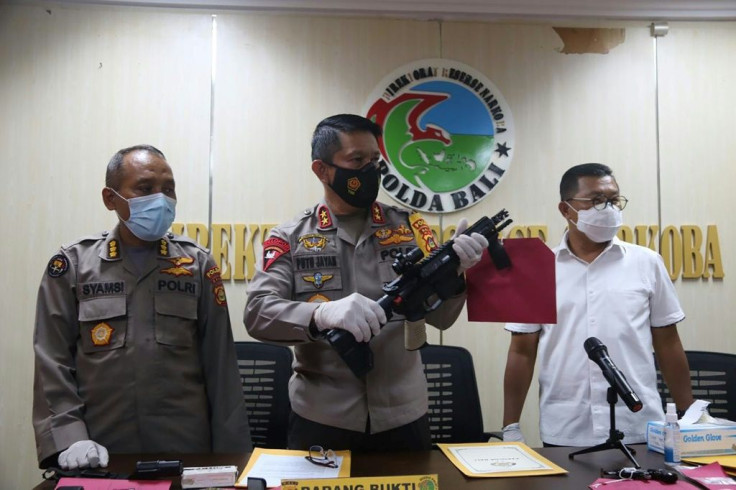 Police found nearly five grams of crystal methamphetamine and three guns at his home, as well as over two dozen bullets