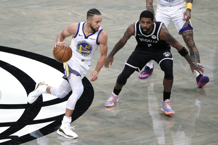 Stephen Curry Kyrie Irving Warriors Nets