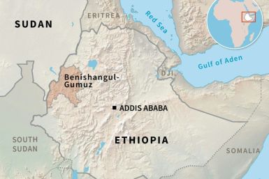 Map of Ethiopia locating Benishangul-Gumuz region.