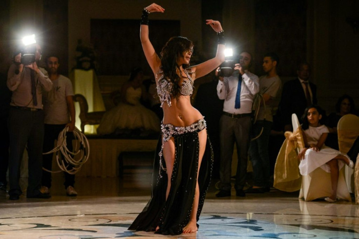 Moroccan belly dancer Maya Dbaich in 2014 -- Egypt has seen its community of homegrown belly dancers shrink