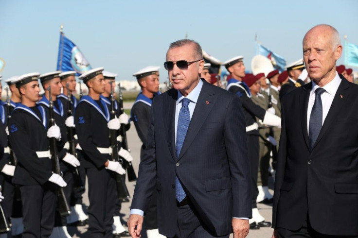 Turkish President Recep Tayyip Erdogan visitied Tunisia in December 2019 and met Tunisian counterpart Kais Saied
