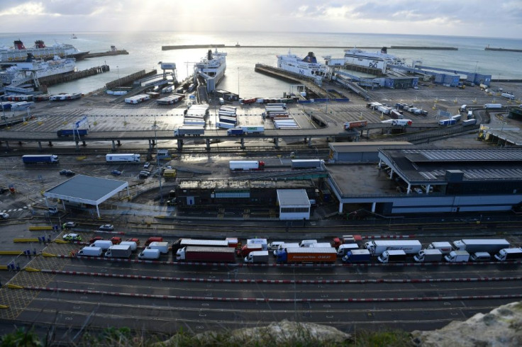 London has warned it could take days for thousands of trucks blocked around the port of Dover to get moving