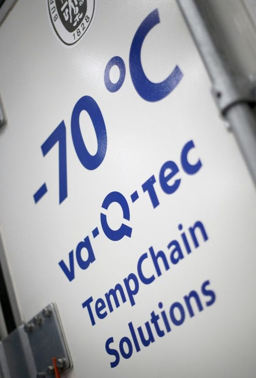 German company Va-Q-Tec makes special containers able to keep the precious vaccines at minus 70 degrees Celsius