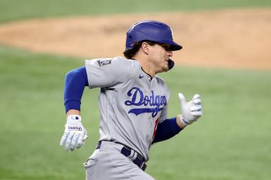Enrique Hernandez #14 of the Los Angeles Dodgers