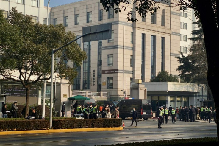 Zhang Zhan was sentenced in a brief hearing in Shanghai's Pudong New District People's Court