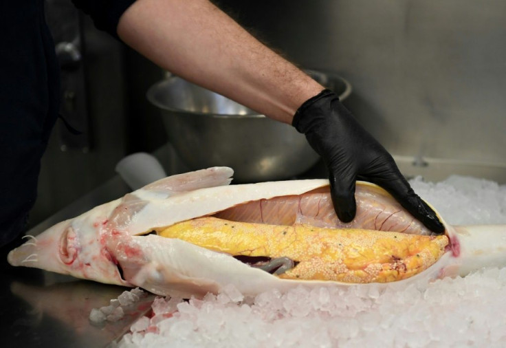 There is no research suggesting that lack of pigmentation affects caviar's taste, but Gruell is convinced of its superiority