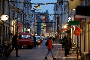 There was little festive cheer in many German cities as non-essential businesses were shuttered to slow the spread of the coronavirus