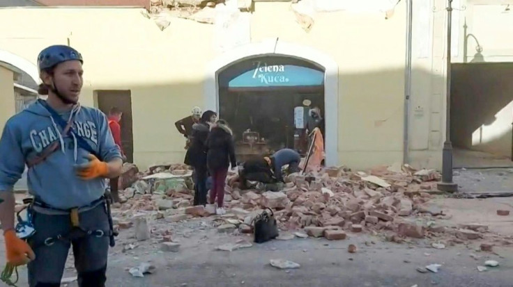 Residents and rescue workers were scouring through rubble after the quake