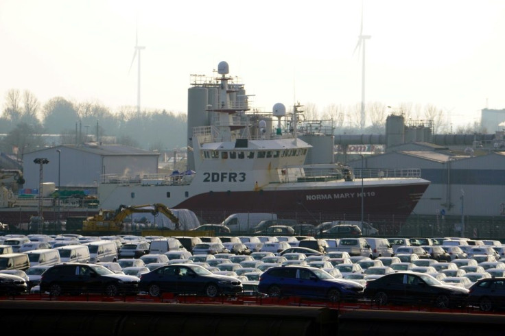 Transport of new cars makes up a good portion of the goods shipped though Cuxhaven