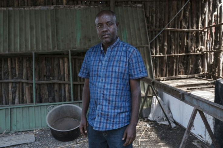 Berhanu Belay Teferra, pictured at his home in Alamata after being released as a prisoner of the Tigray Peopleâs Liberation Front