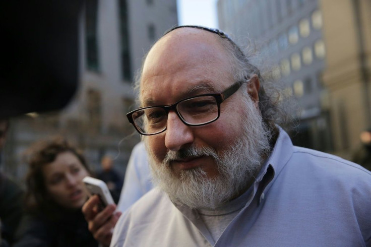A file photo shows Jonathan Pollard, an American convicted of spying for Israel, leaving a New York court following his release from prison on November 20, 2015