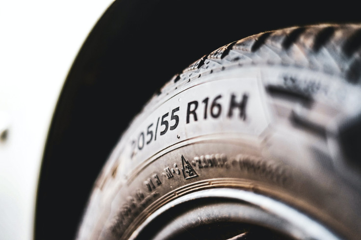 Sidewall of a touring tire.