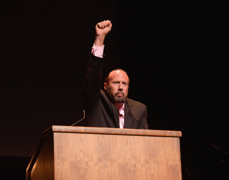  Wrestler Sean Waltman speaks at the Chyna Memorial celebration on June 22, 2016 in Redondo Beach, California. 