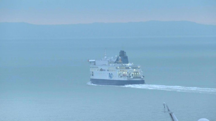 IMAGES The first ferry to leave the Port of Dover following the end of the Brexit transition period sets sail at 0745 GMT.