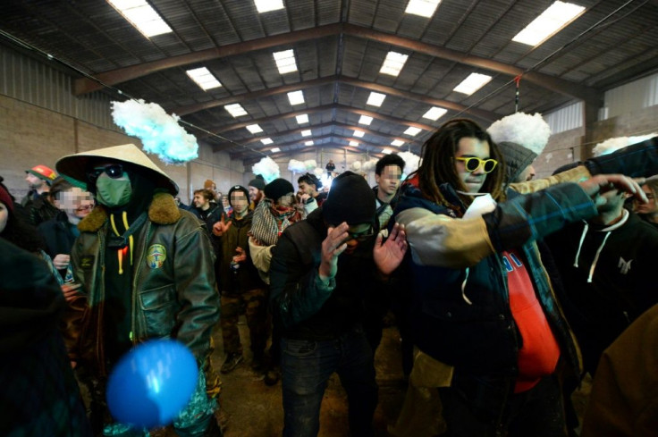 An estimated 2,500 people took part in the rave despite France's coronavirus restrictions