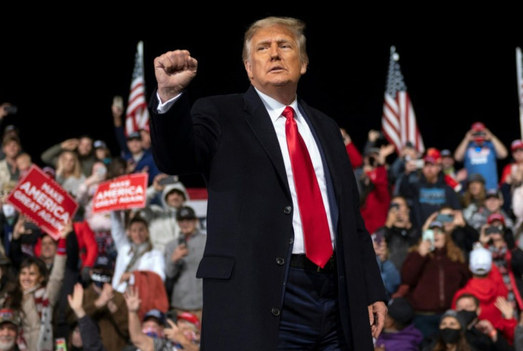 President Donald Trump (pictured December 2020), who still refuses to concede defeat to Democrat Joe Biden, will campaign in Georgia ahead of the state's double runoff election for the US Senate